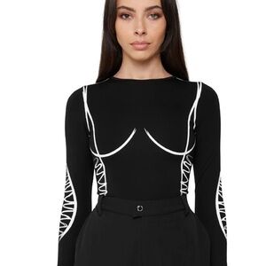 Maniere de voir contour bodysuit